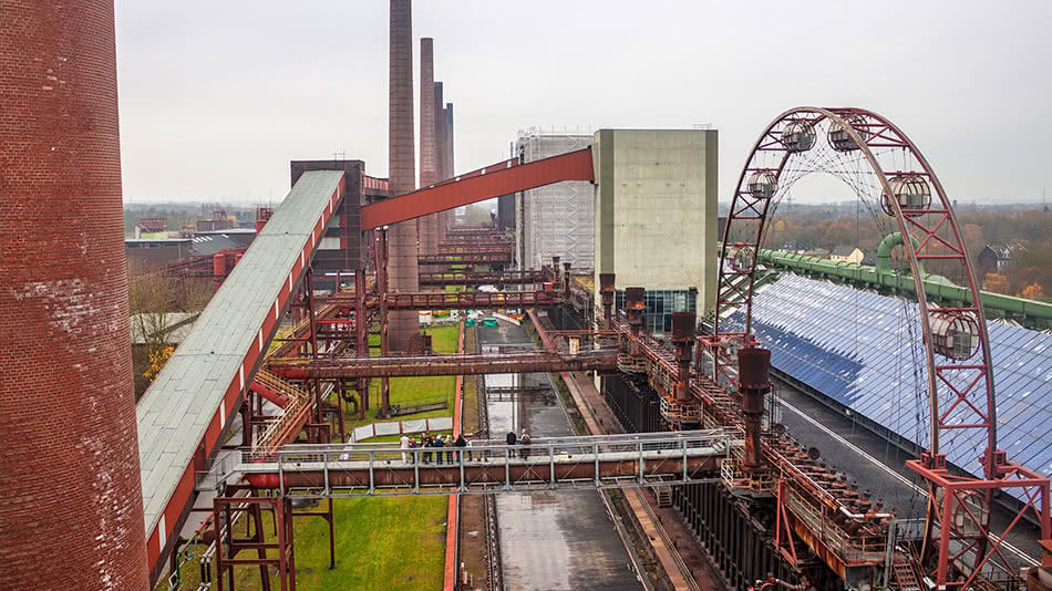 Areal der Zeche Zollverein in Essen